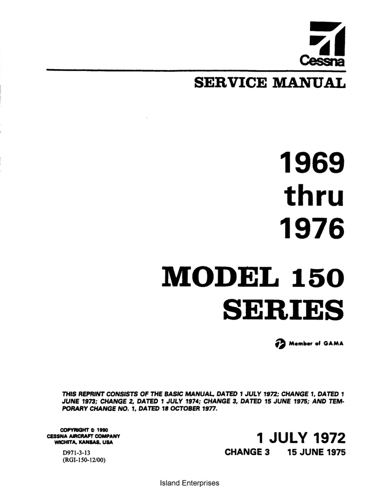 Cessna 150 Service Repair Manual Download