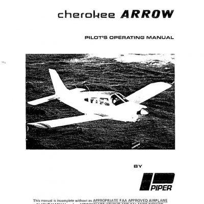 Piper Cherokee Service Manual PA-28-140/150/160/180/200 Part # 753-586