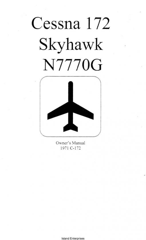 1967 Cessna 172 Maintenance Manual