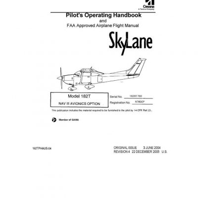 Cessna 182 POH & Owner's Manual | EAircraftManuals.com