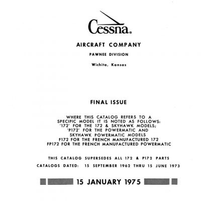 1967 Cessna 172 Maintenance Manual 1967 Cessna 172 Maintenance Manual