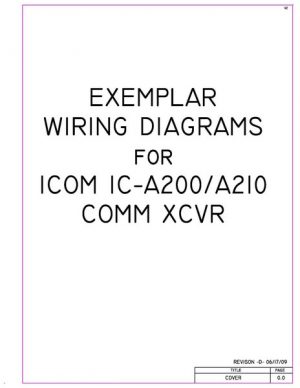 Icom IC-A200/ A210 Comm XCVR Exemplar Wiring Diagrams ...