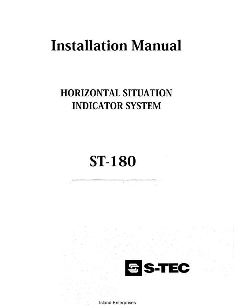 S-Tec ST-180 Horizontal Situation Indicator System Installation