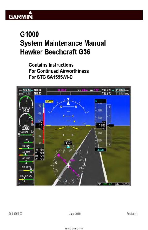 G1000 System Maintenance Manual Hawker Beechcraft PDF