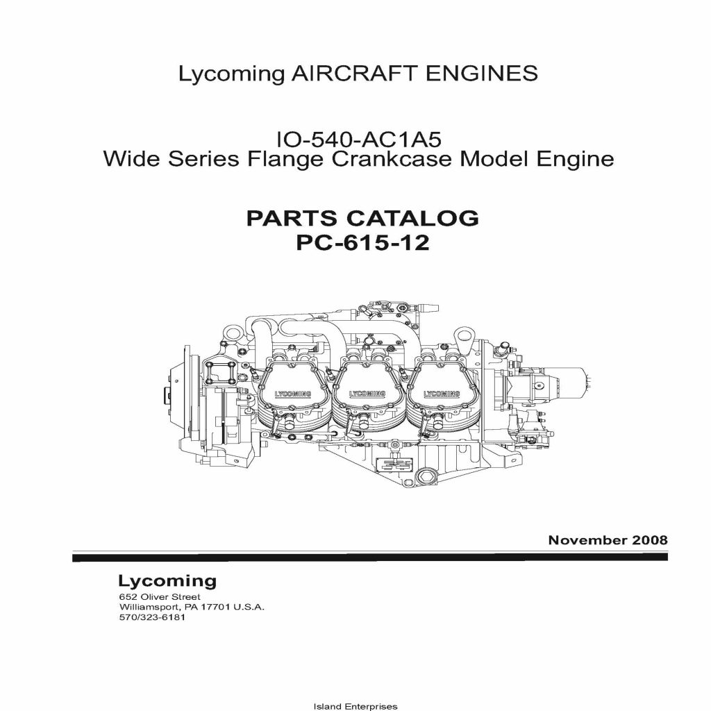IO540AC1A5 Wide Series Flange Crankcase Model Engine Parts