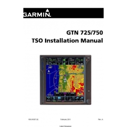 725/750 TSO Installation Manual 190-01007-02 | eAircraftManuals.com