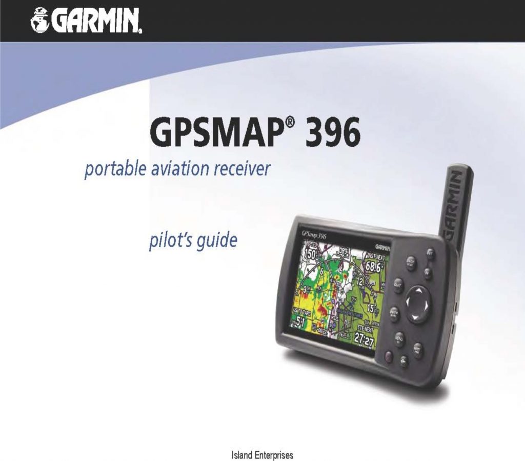 Garmin GPSMAP 396 Portable Aviation Receiver Pilot