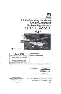 Cessna Model 172S Skyhawk Nav III Avionics Option-KAP 140 Autopilot ...